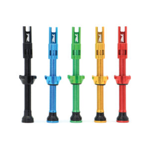 Aluminium Tubeless Valves - 60mm  Assorted Colours